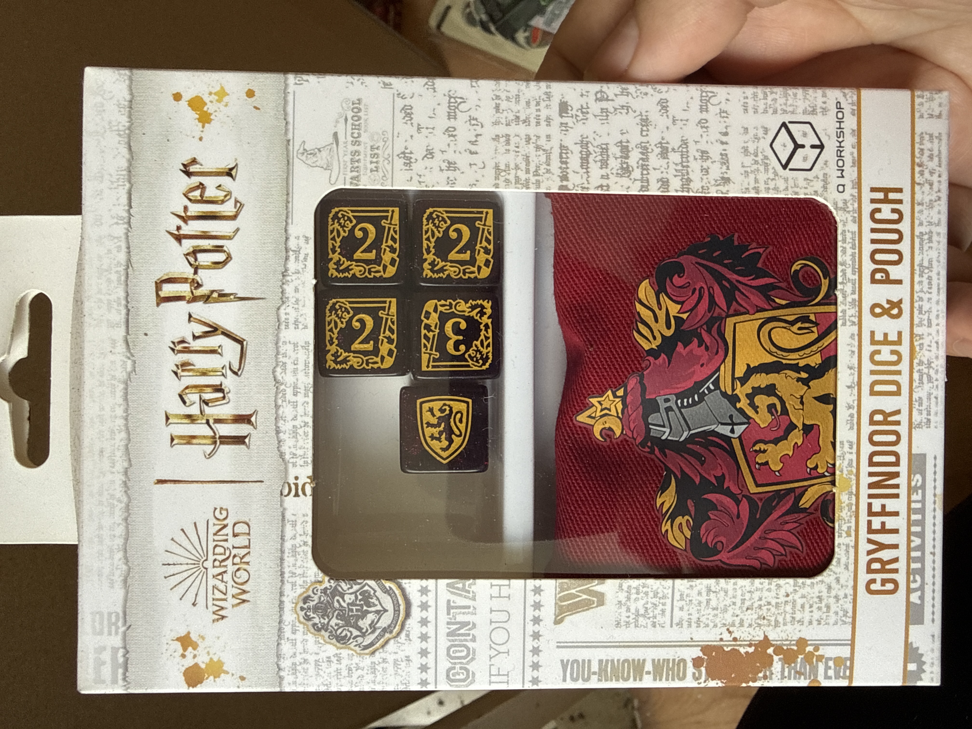 Harry Potter House Dice & Pouch