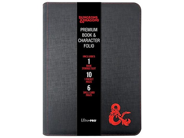 ULP18585 Premium Zippered Book & Character Folio for Dungeons & Dragons