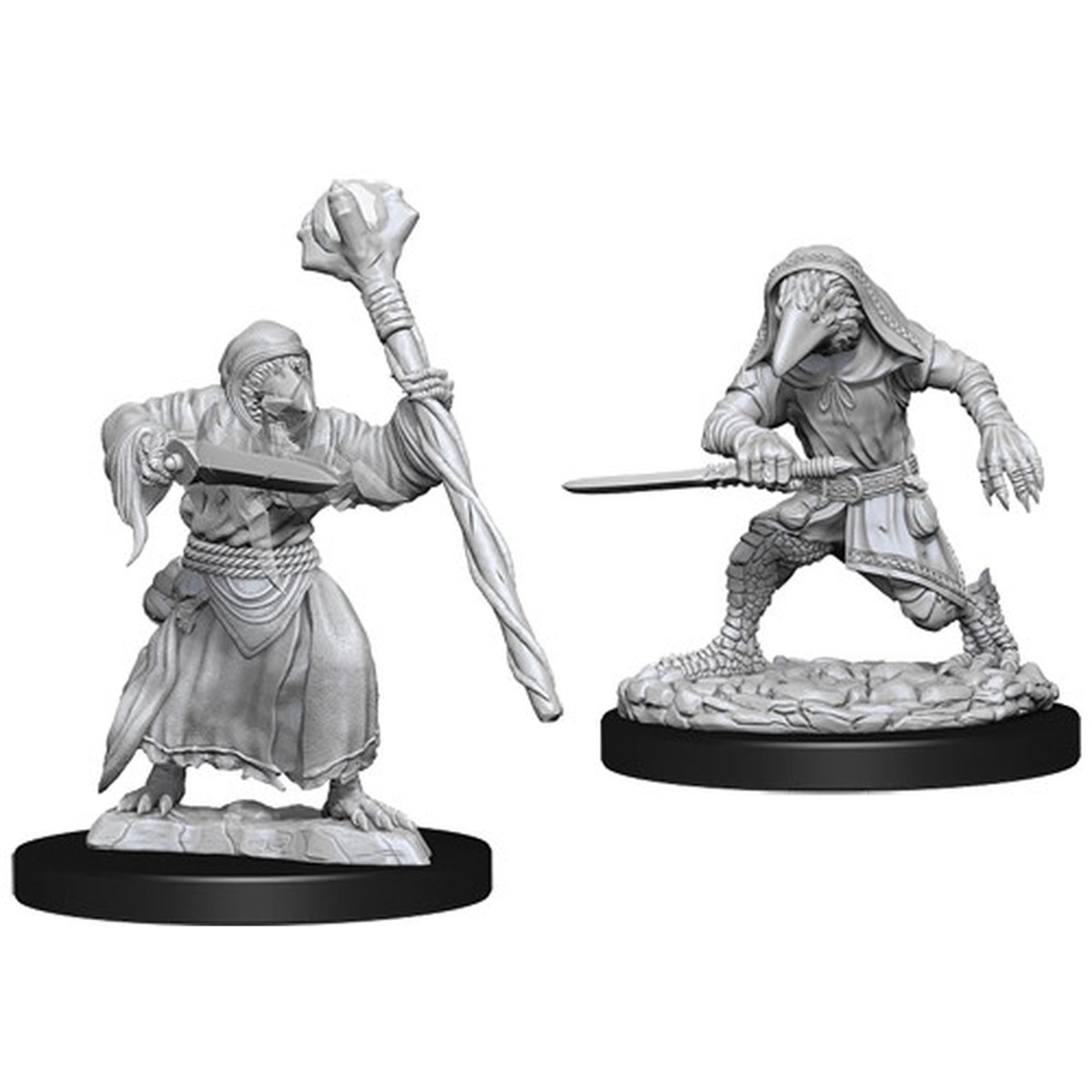 Dungeons & Dragons Nolzur s Unpainted Miniatures: Kenku Adventurers