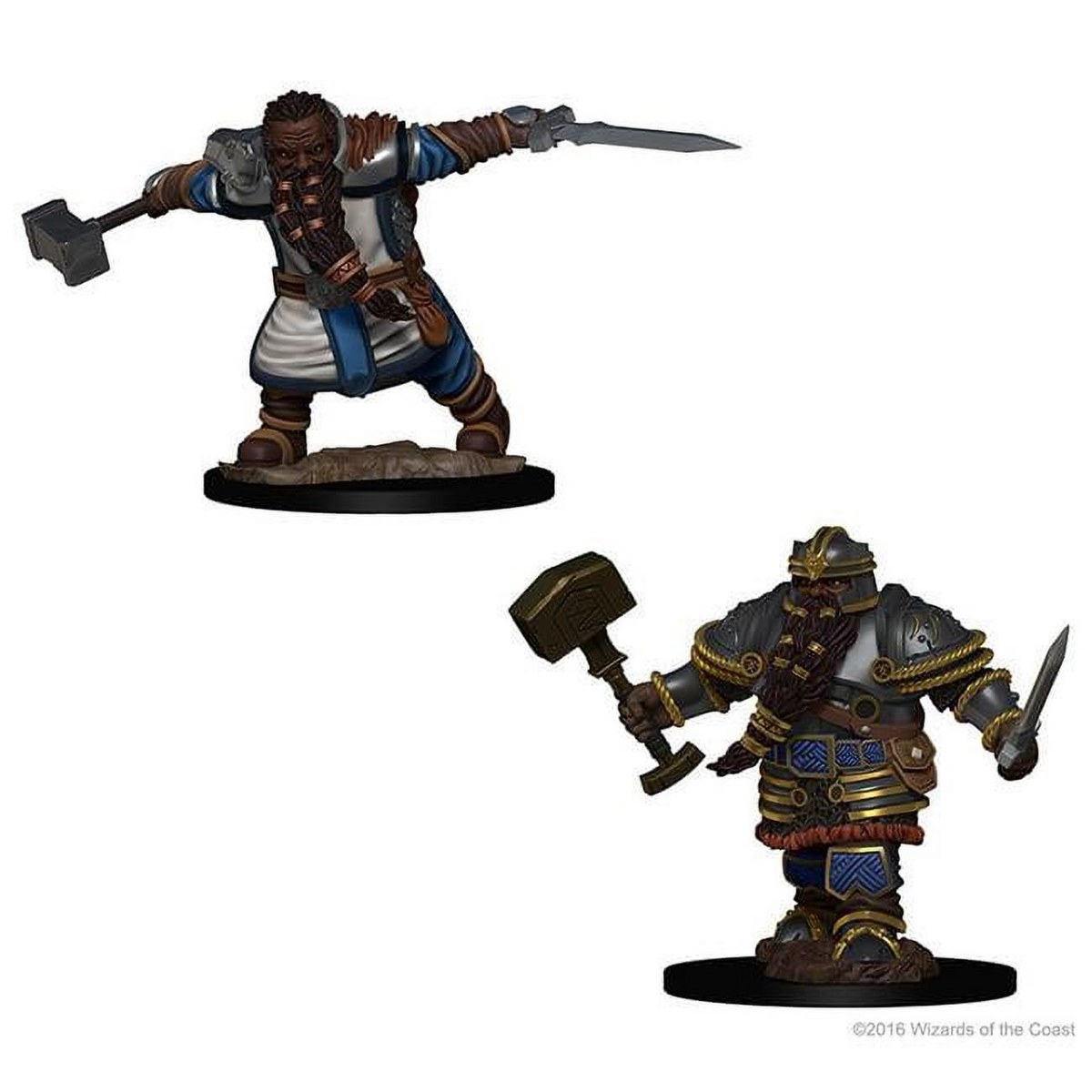 WizKids Dungeons & Dragons Nolzurs Marvelous Unpainted Dwarf Male Fighter W1 Miniature