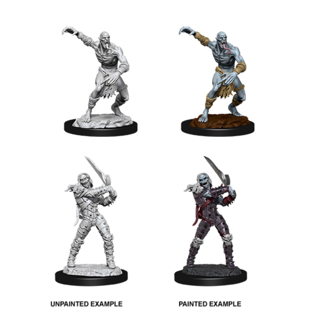 WizKids Dungeons & Dragons Nolzurs Marvelous Unpainted Wight & Ghast W11 Miniature