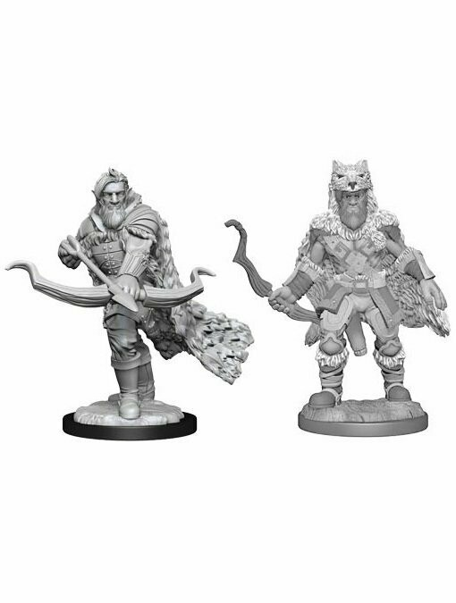 WizKids D&D Nolzurs Marvelous Unpainted Firbolg Ranger Male W14 Miniature