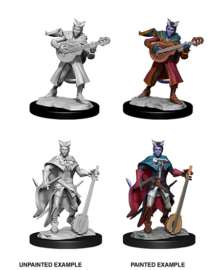 D&D Nolzur s Marvelous Unpainted Minis: W14 Female Tiefling Bard