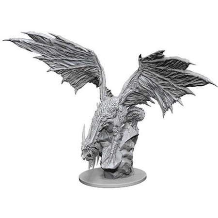 WizKids Pathfinder Battles Deep Cuts Unpainted Silver Dragon W12.5 Miniature