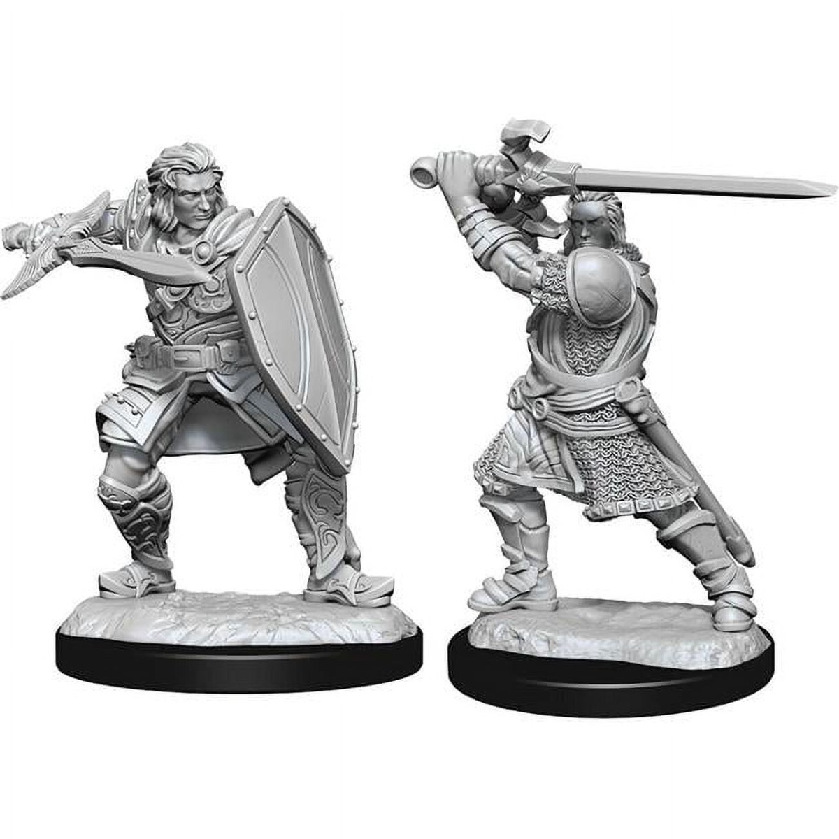 Human Paladin Male Nozurs Marvelous Miniatures D&D Unpainted Miniatures WizKids