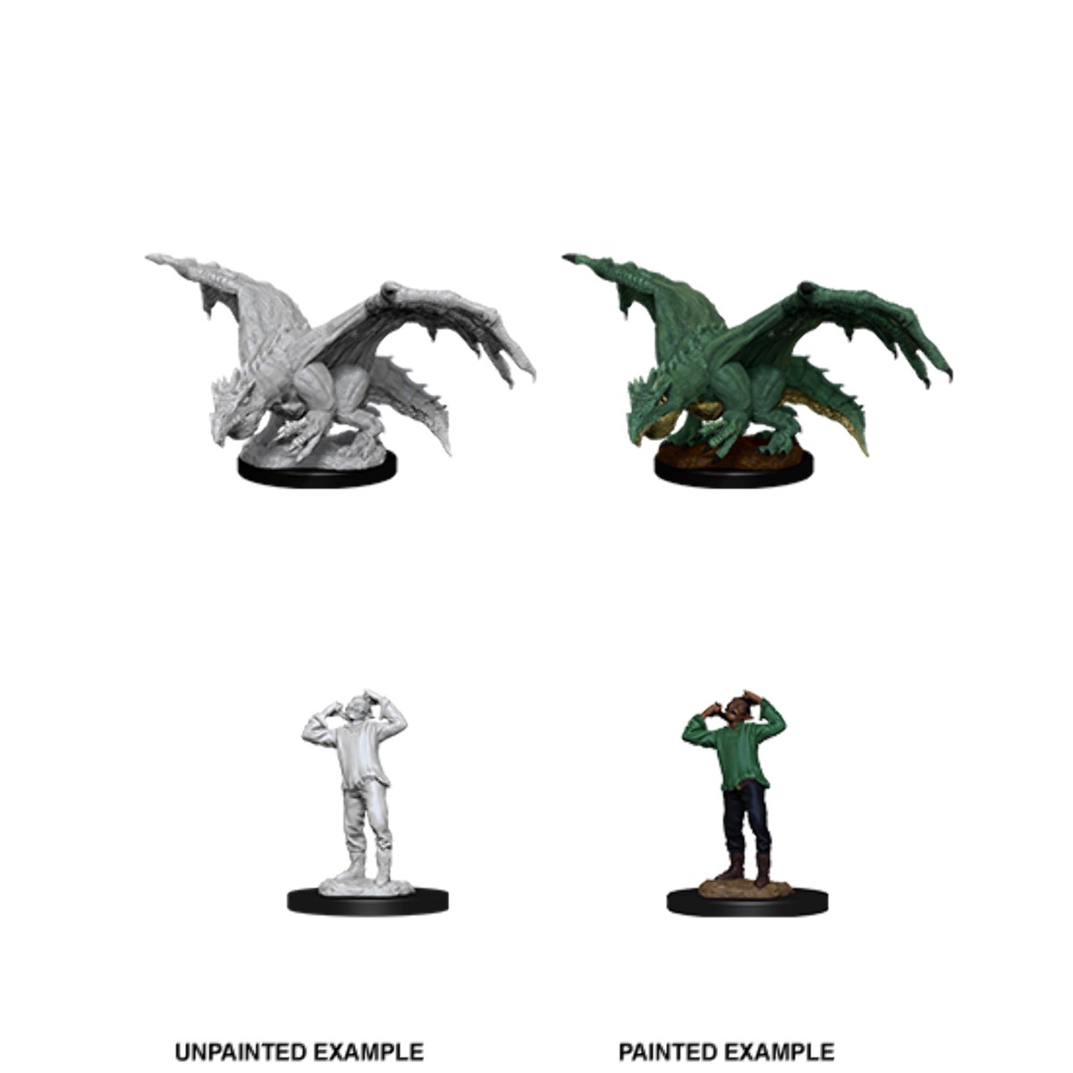 WizKids Dungeons & Dragons Nolzurs Marvelous Miniatures - GR Dragon Wyrm & Afflict Elf W11