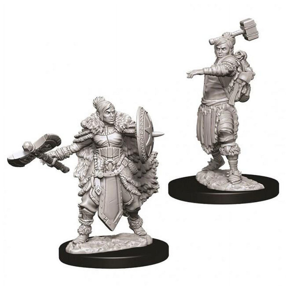 Dungeons and Dragons: Nolzur s Marvelous Unpainted Miniatures Female Halforc Barbarian