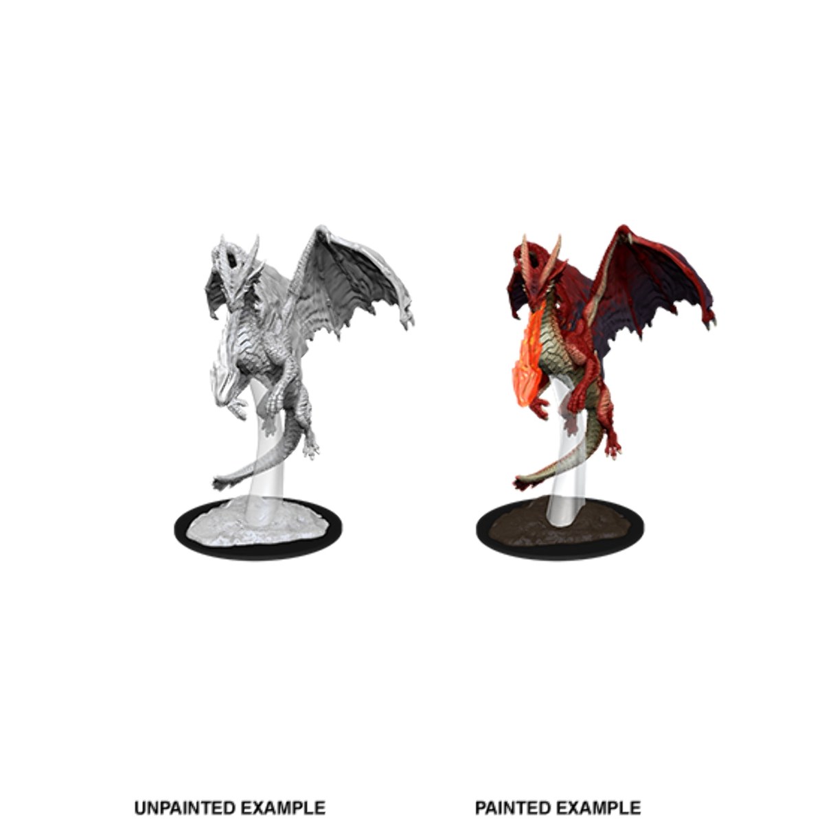 Dungeons & Dragons: Nolzur s Marvelous Unpainted Miniatures - W11 Young Red Dragon