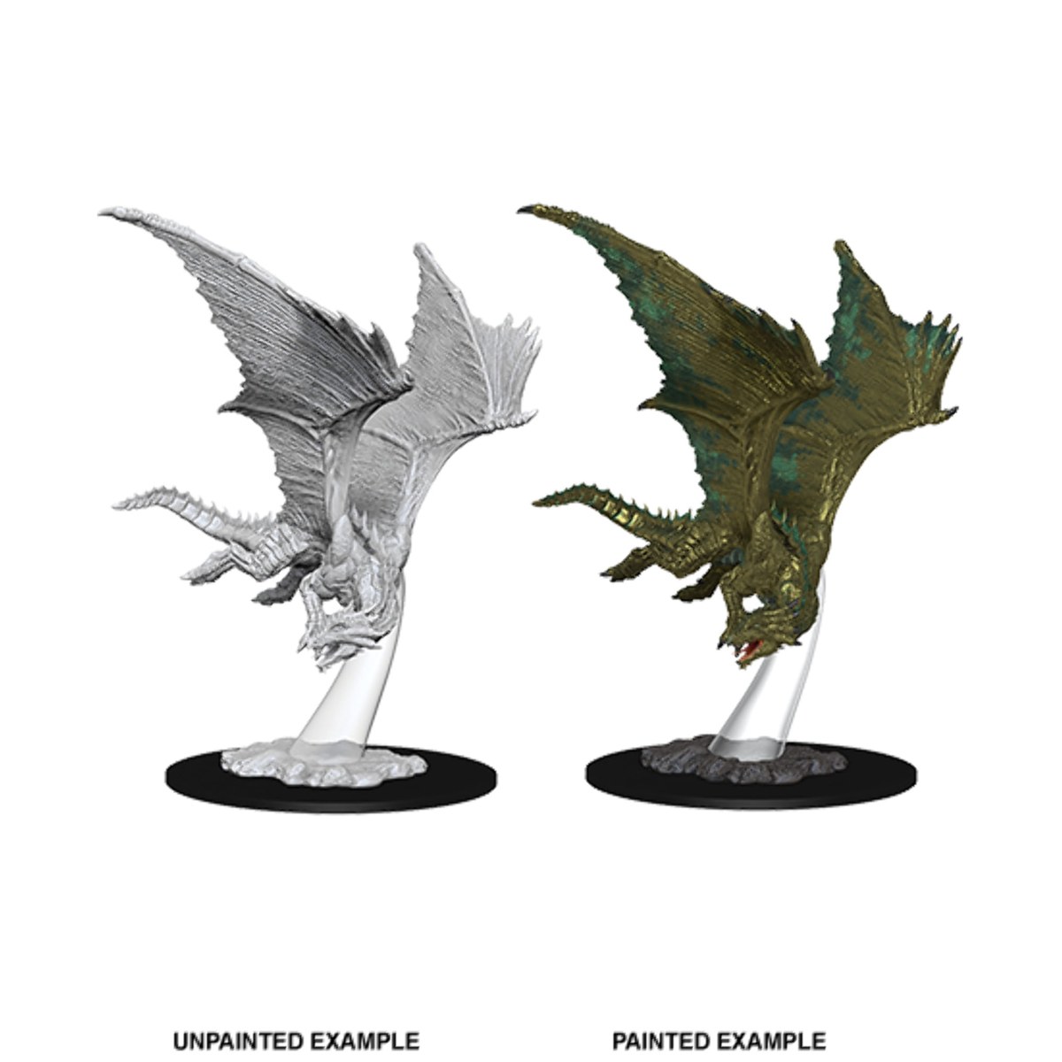 D&D Nolzur s Marvelous Miniatures: Young Bronze Dragon - Unpainted Figure Dungeons & Dragons