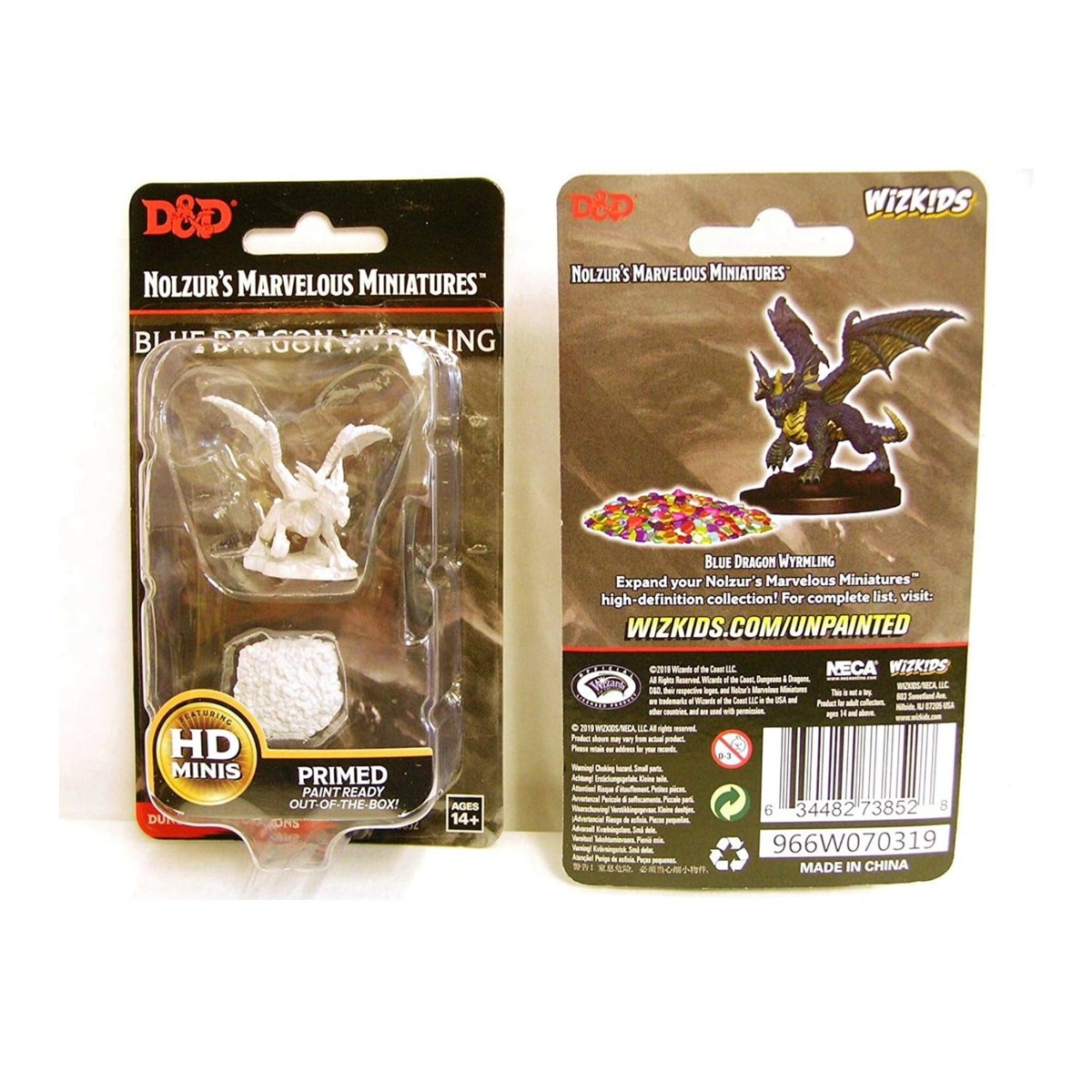 Dungeons and Dragons: Nolzur s Marvelous Unpainted Miniatures Blue Dragon Wyrmling