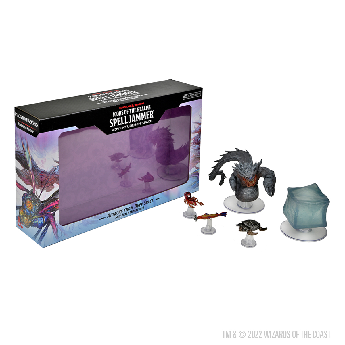D&D Icons of the Realms: Ship Scale - Attacks From Deep Space - 5 Piece Mini-Figure Set Dungeons & Dragons