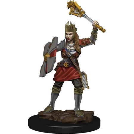 WizKids Dungeons & Dragons IR Prem Human Cleric Female Miniature Game