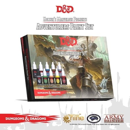 Dungeons and Dragons Official Paint Line Adventurer's Paint Set