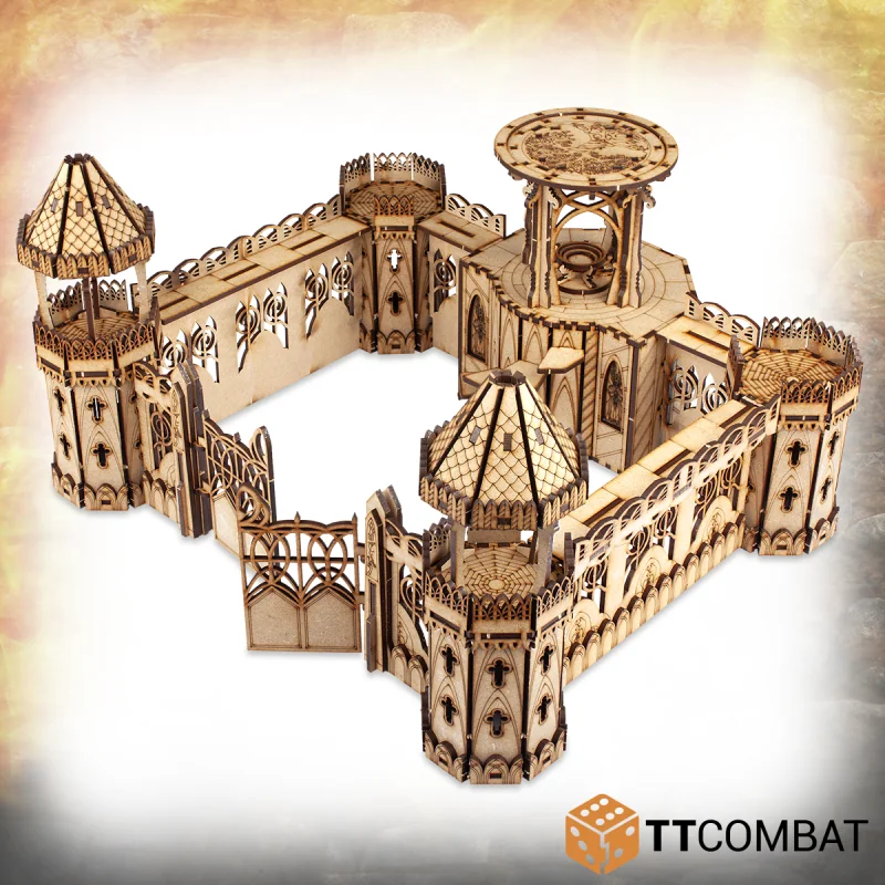 Ttscw-fsc-086 Elven Castle (fantasy Realms) Terrain Kit Elf Keep